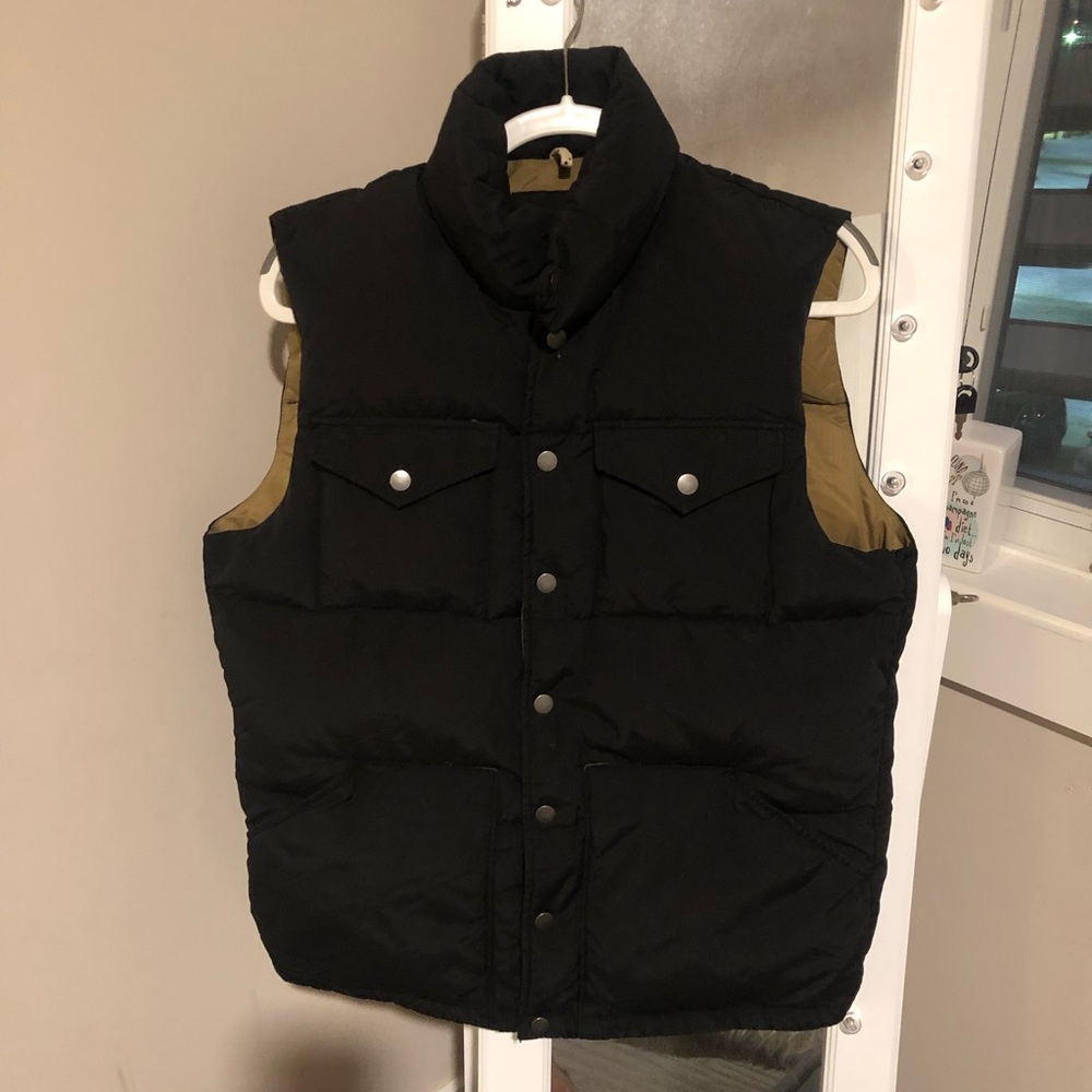 Men’s J Crew Black Vest